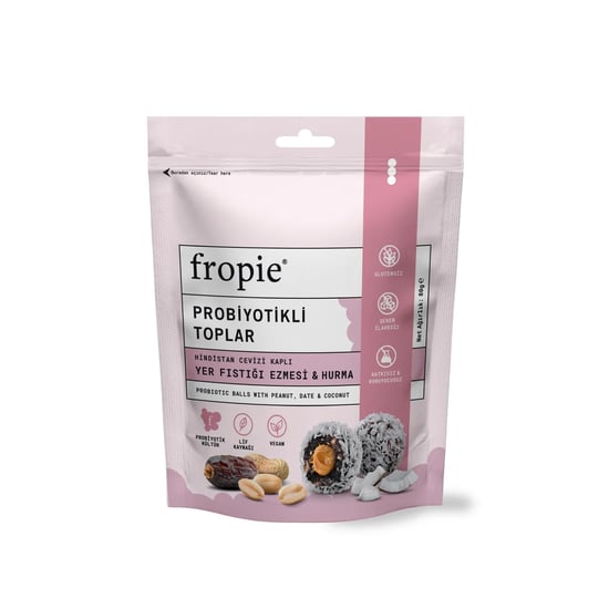 Fropie Yerfıstığı Ezmeli Probiyotik Topları 80 Gr