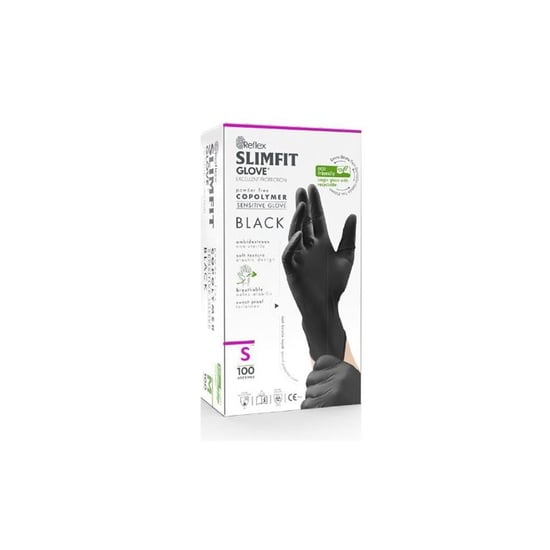 Slimfit Eldiven Siyah (s) 100'lü