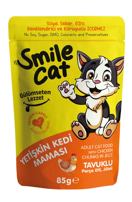 Smile 85 Gr Pouch Kedi Maması Kısır Tavuklu Sml-012
