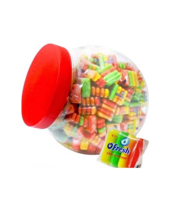Nazar O Fresh Meyve Aromalı Sakız 5 Gr X 200'lü Fanus Paket