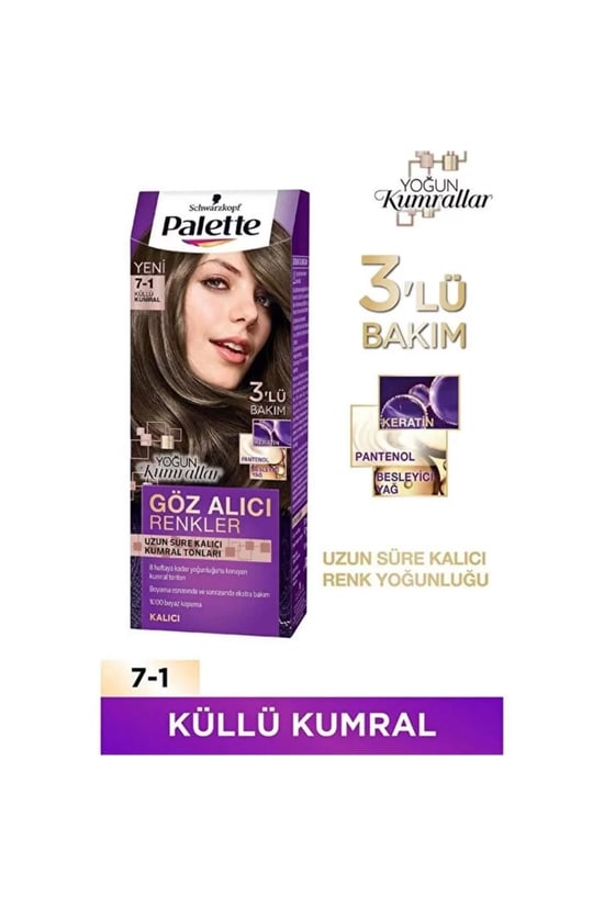 Palette Göz Alıcı Renkler 7-1 Küllü Kumral