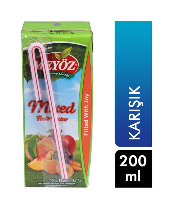 Meyöz Meyve Suyu 200 Ml Karışık