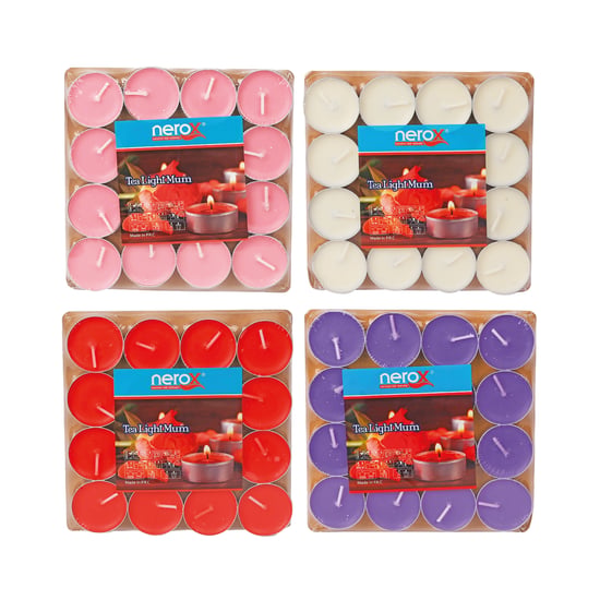 NEROX MUM TEALİGHT 5gr Yuvarlak 16li NRX-38R