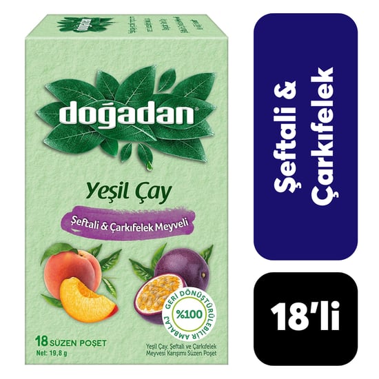 .doğadan 18’li Yeşil Çay Şeftali Çarkıfelek