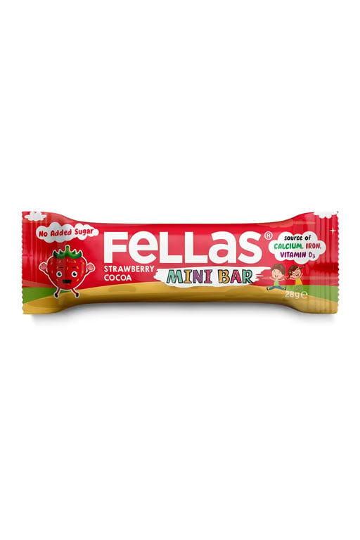 Fellas Kids Meyve Bar - Çilekli ve Kakaolu 28g X 12 Adet