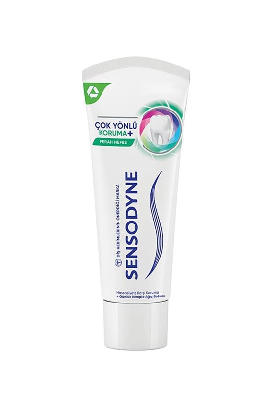 Sensodyne Çok Yönlü Koruma Ferah Nefes Beyazlatıcı Florürlü Diş Macunu 75 Ml