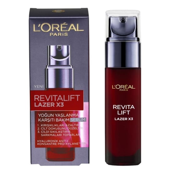 L'Oreal Paris Revitalift Lazer X3 Yoğun Yaşlanma Karşıtı Bakım Serumu 30 ml
