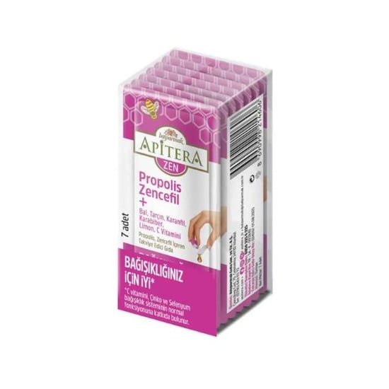 Balparmak Apitera Zen 7 Saşe X 7 G ( Propolis, Zencefil + Bal, Tarçın, Karanfil, Karabiber, Limon, C Vitamini )