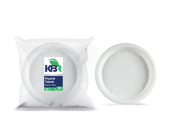 KBR Plastik 22 Cm Tabak