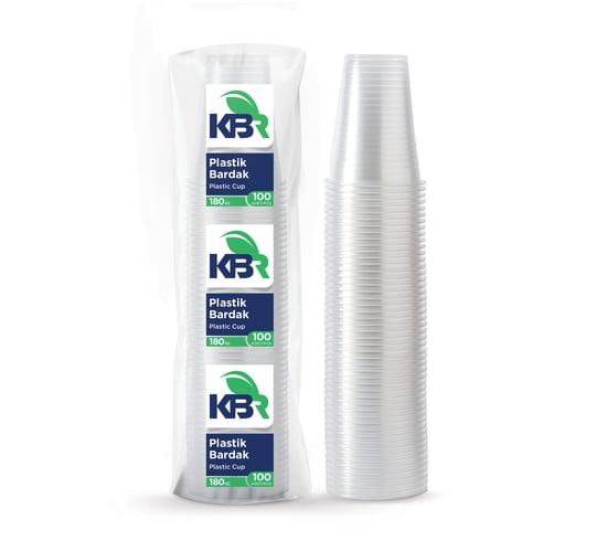 Kbr 180 Cc Plastik Bardak (1,1 Gr)