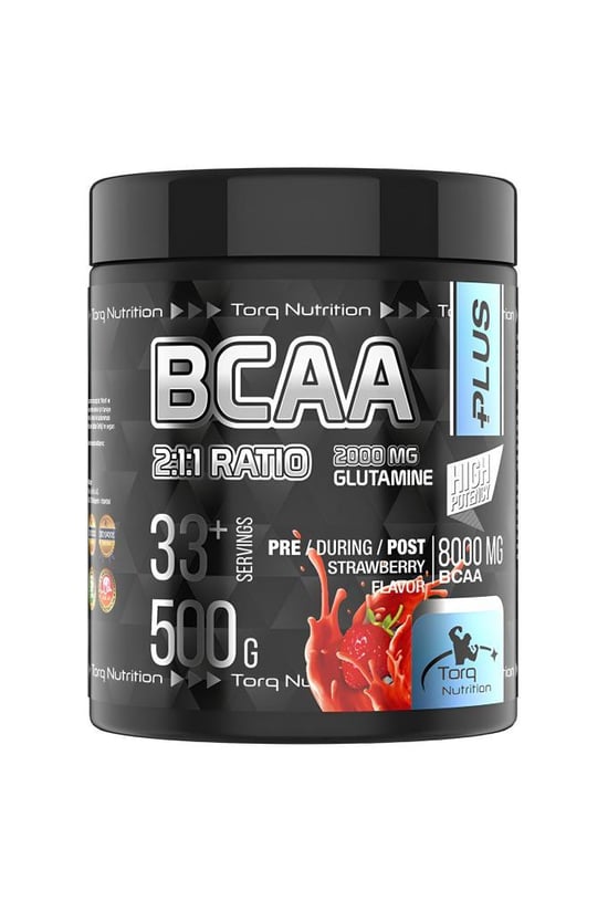 Torq Nutrition Bcaa+ 2:1:1 Çilek 500 Gr - 33 Servis