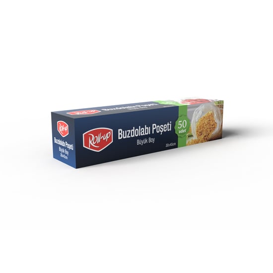 Roll-up Buzdolabı Poşeti Büyük Boy 30x45cm 50 Adet