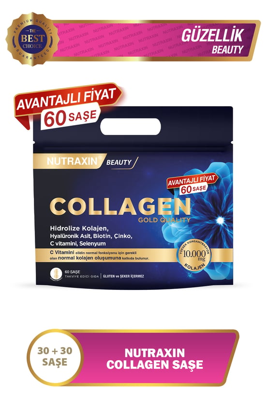 Nutraxin Collagen Gold Quality 10.000 Mg 60 Saşe