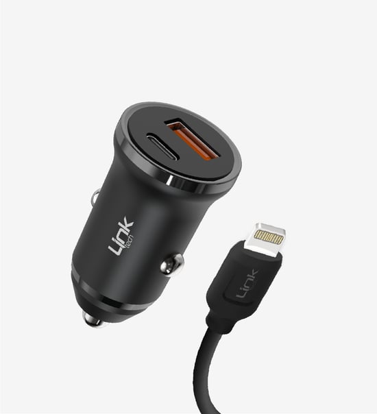 Linktech C485 Lightning Araç Şarj Seti 20 W