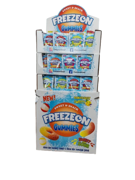 TOYBOX FREEZEON GUMMIES 40 GR 150 ADET KARIŞIK STANT (Yeni Ürün)