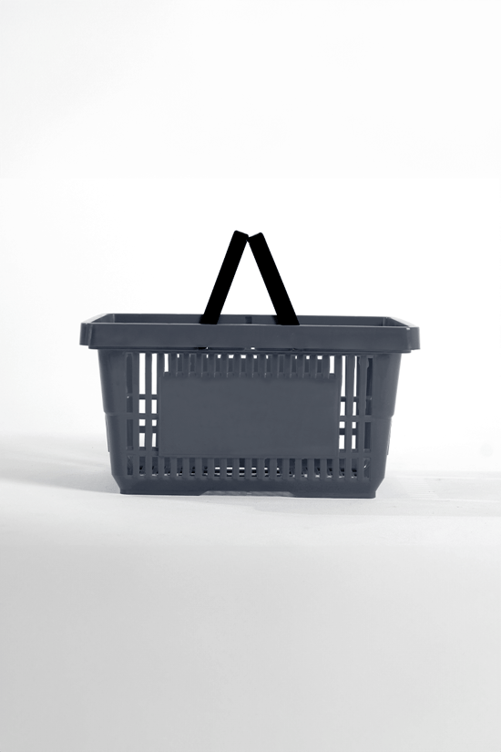 Plastik Market El Sepeti 22 L Füme