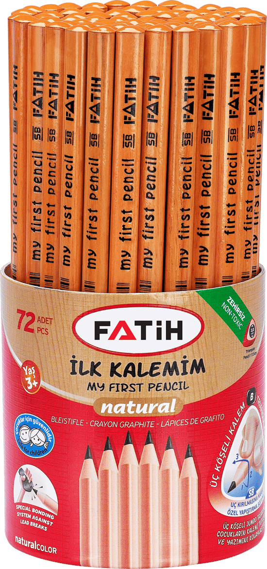 Fatıh İlk Kalemım Natural 72 Lı
