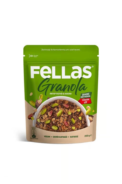 Fellas Granola - Antep Fıstığı & Kakao 200gr