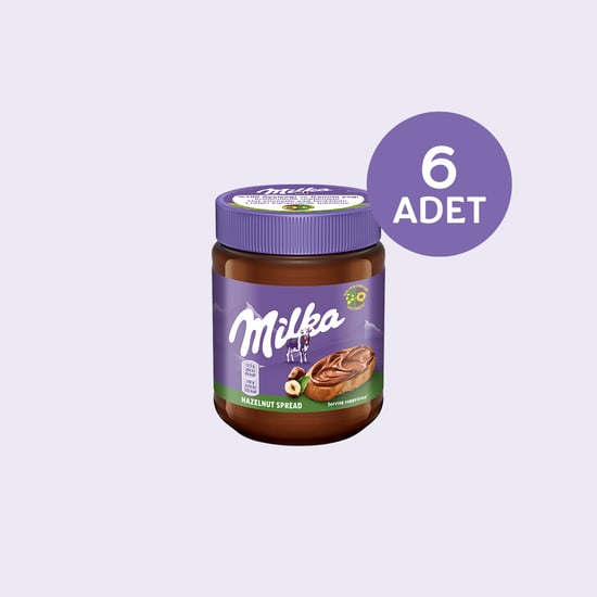 Milka Spread Hazelnut Sürülebilir Çikolata Kakaolu Fındık Ezmesi 350 Gr - 6 Adet