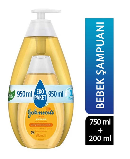 Johnson's Baby Şampuan 750 Ml + 200 Ml Hediye