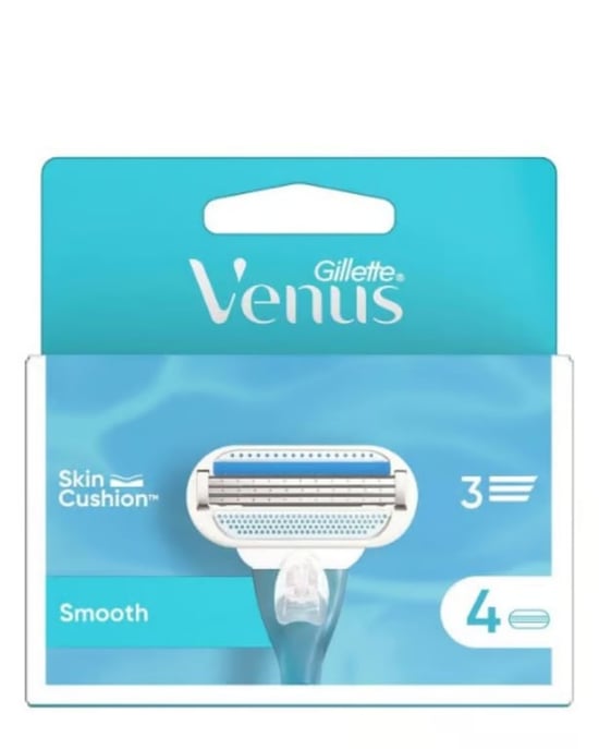 Gillette Venüs Smooth Tıraş Bıçağı 4'lü Yedek