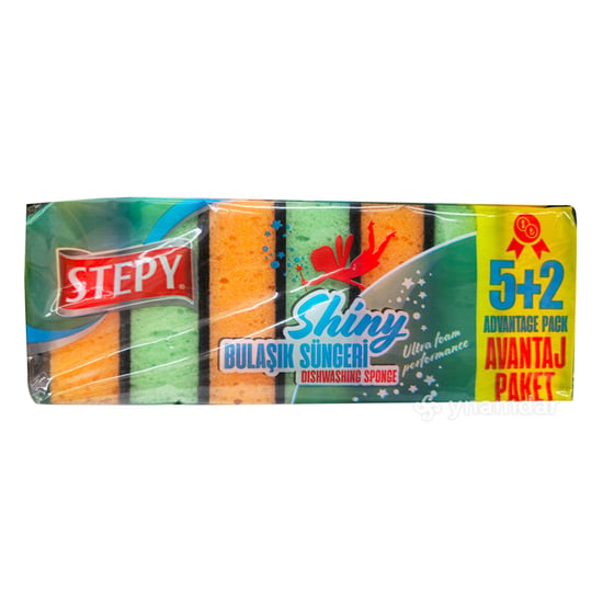 Stepy Bulaşik Süngeri̇ 5+2 24lü