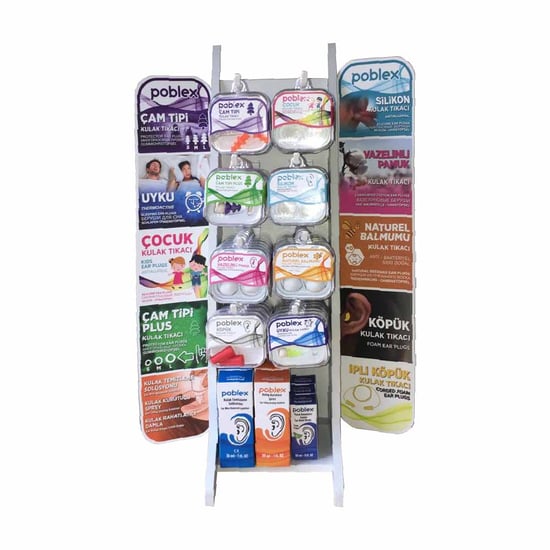 Poblex Kulak Tıkaçı Karma Set 48'li Stand