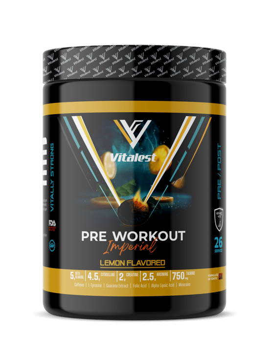Vitalest Pre Workout Limon Aromalı 468g. 26 Servis