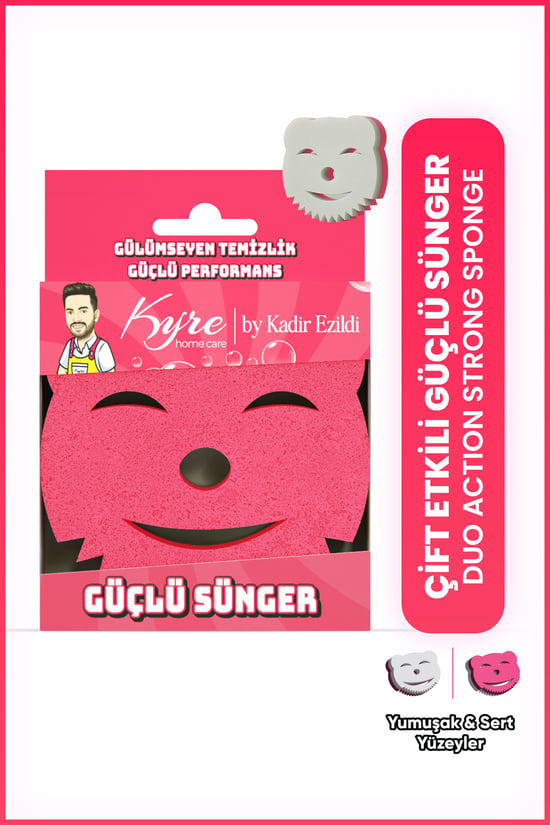 Kyre Çift Etkili Güçlü Sünger
