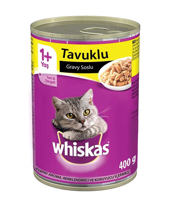 Whiskas Kedi Maması 400 Gr Konserve Tavuk Etli