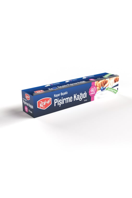 Roll-up Pişirme Kağıdı Kayar Bıçak Hediyeli 37cm X 40 M 1 Adet