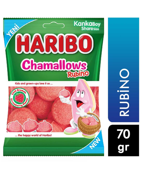 Haribo Yumuşak Şekerleme 70 Gr Chamallows Rubino