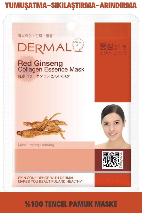 Dermal Arındırıcı, Serinletici, Sıkılaştırıcı Kırmızı Ginseng Özlü Yüz Maskesi