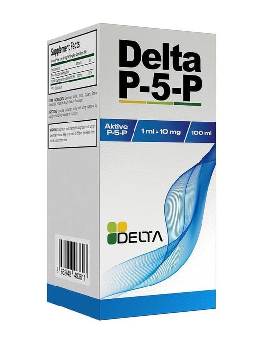 Delta P-5-p Pridoksal 5 Fosfat Vitamin B6 Şurubu 100ml