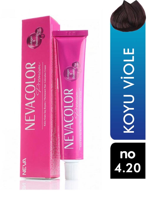Nevacolor Premium Tüp Saç Boyası Koyu Viole 4.20 50 Ml