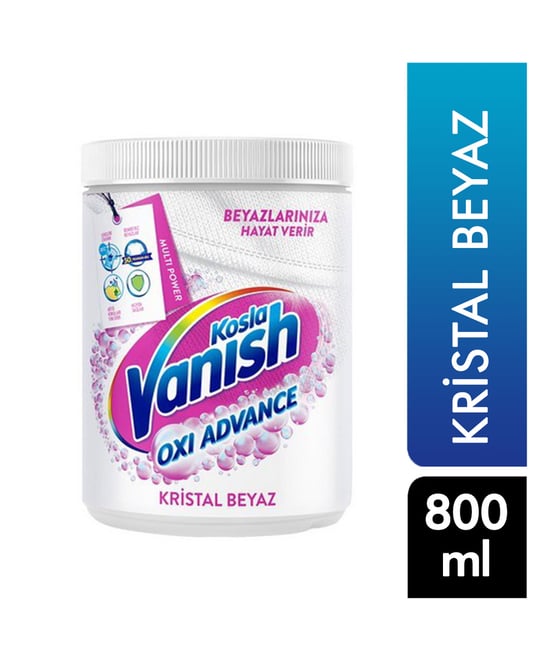 Vanish Kosla Oxi Action Leke Çıkarıcı 800 Gr Kristal Beyaz