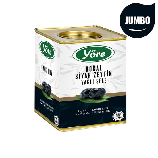 Yöre Gemlik Jumbo Siyah Zeytin 10 Kg (261-290)