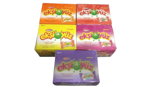 Ekşi Yüz Sakız 100'lü Paket Karma Çeşit