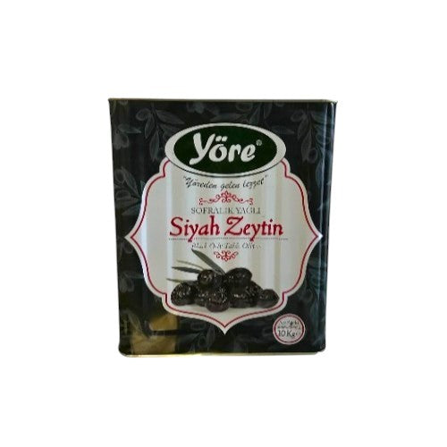 Yöre Sofralık Yağlı Siyah Zeytin S 10Kg (291-321) -Süper