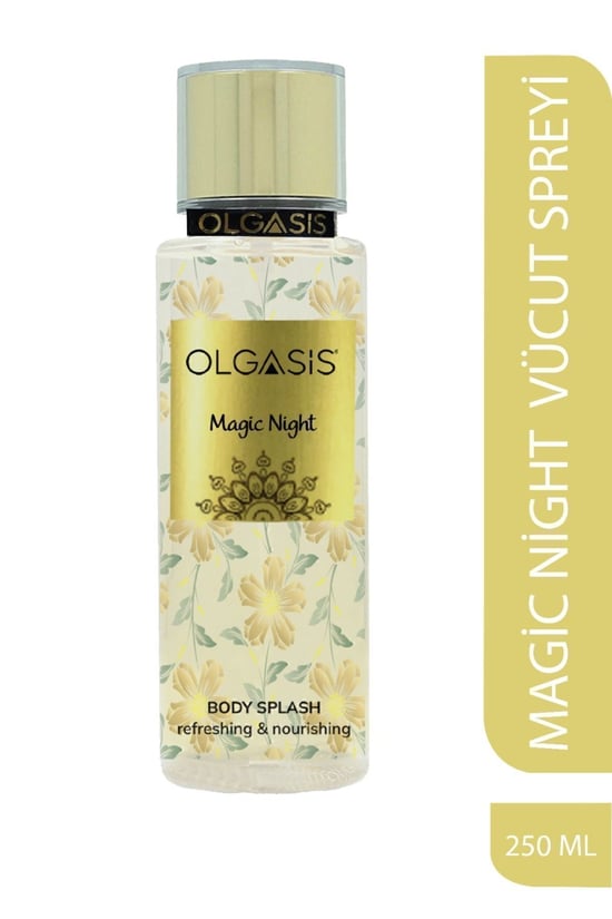 Olgasis Magic Night Body Splash Sihirli Gece Vücut Spreyi İpeksi Sexy Body Mist Yüksek Esans Kalıcı 250ml