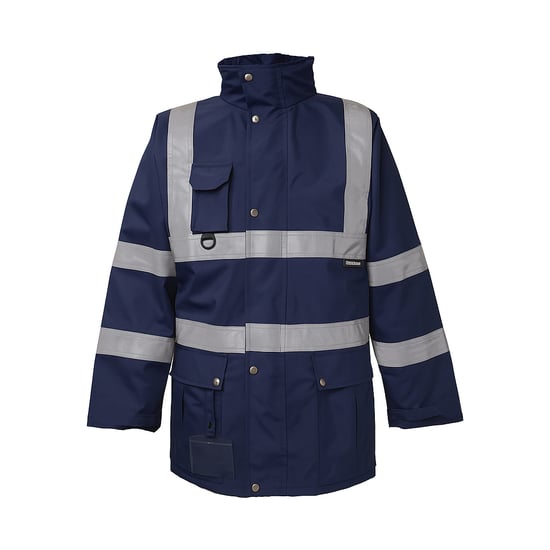 BlackSafe Hi-Vis İş Güvenliği Kaban bs-4004