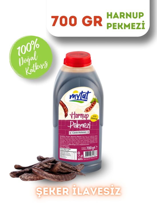Mytat Doğal Katkısız Harnup Pekmezi 700 Gr