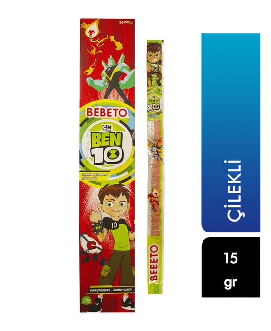 Bebeto Ben10 Sour Blast Şekerleme 15 Gr Çilek