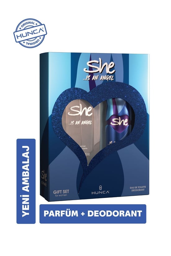 She Angel Parfüm 50 Ml + 150 Ml Deodorant Set