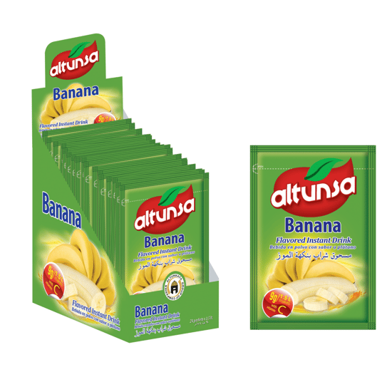 Altunsa Muz Aromalı 9 Gr X 24 Adet Soğuk Toz İçecek