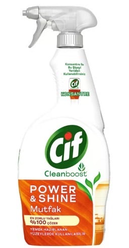 Cif Sprey Power & Shine 750 Ml Mutfak