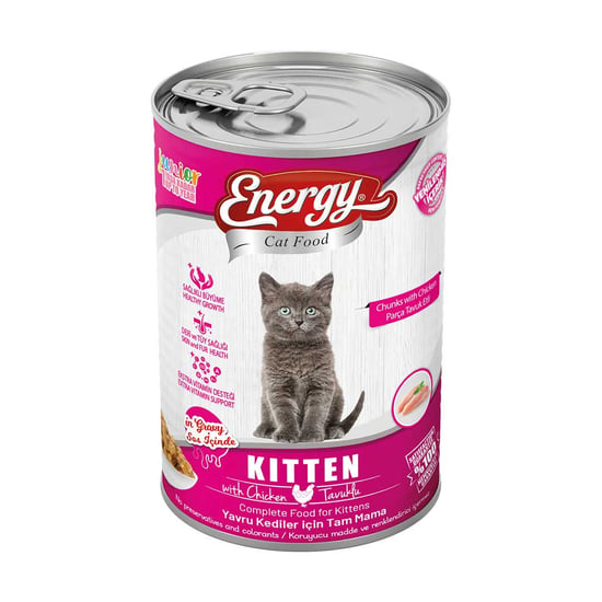 Energy Yaş Kedi Maması 400 Gr Tavuklu Yavru