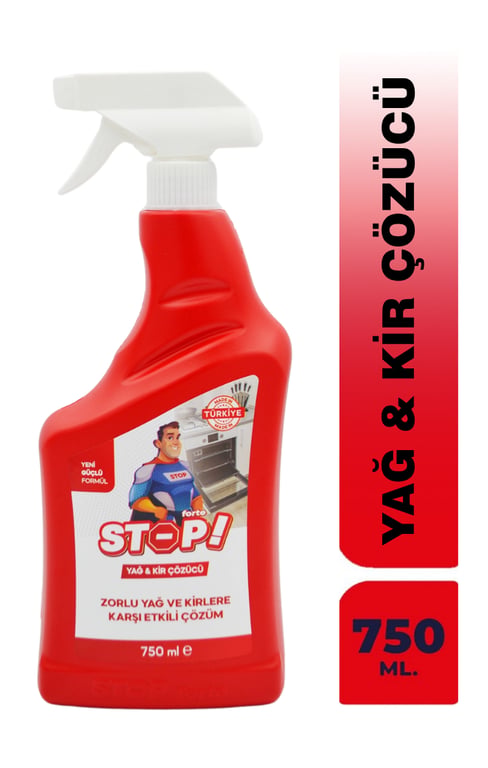 Stop Forte Yağ Kir ve Kireç Çözücü 750 Ml