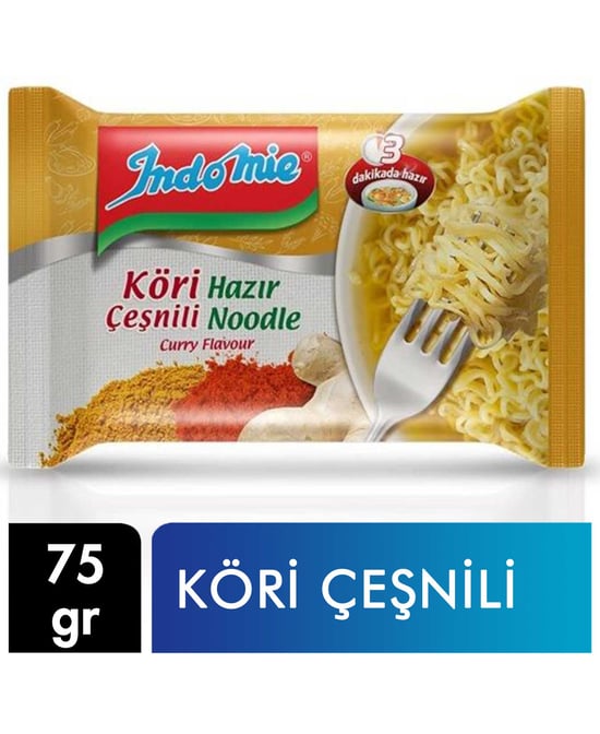İndomie Noodle 75 gr Köri Çeşnili