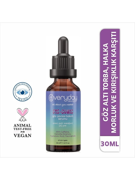Everyday Beauty Eye Conic Göz Çevresi Bakım Serumu Göz Altı Torba, Halka, Kırışıklık Karşıtı 30 Ml